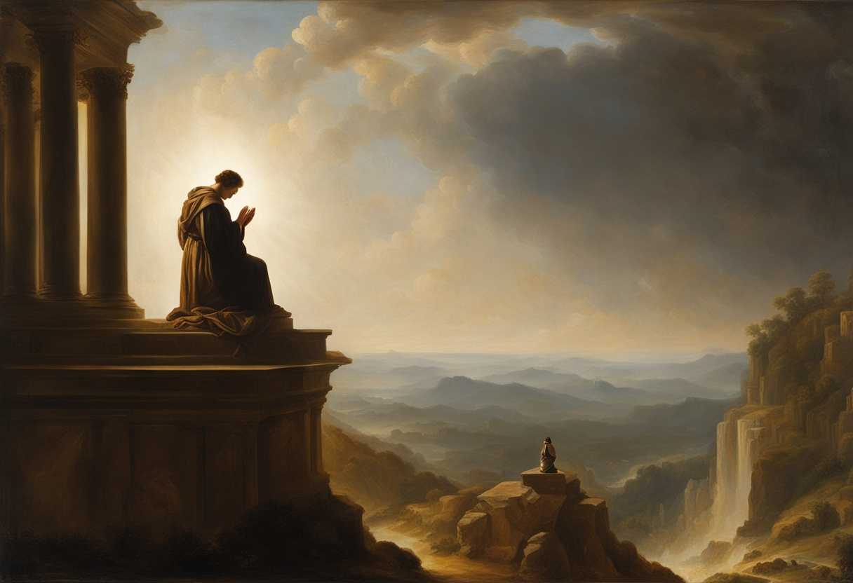 A-person-in-deep-prayer-surrounded-by-a-strong-tower-bathed-in-ethereal-light_jqeq