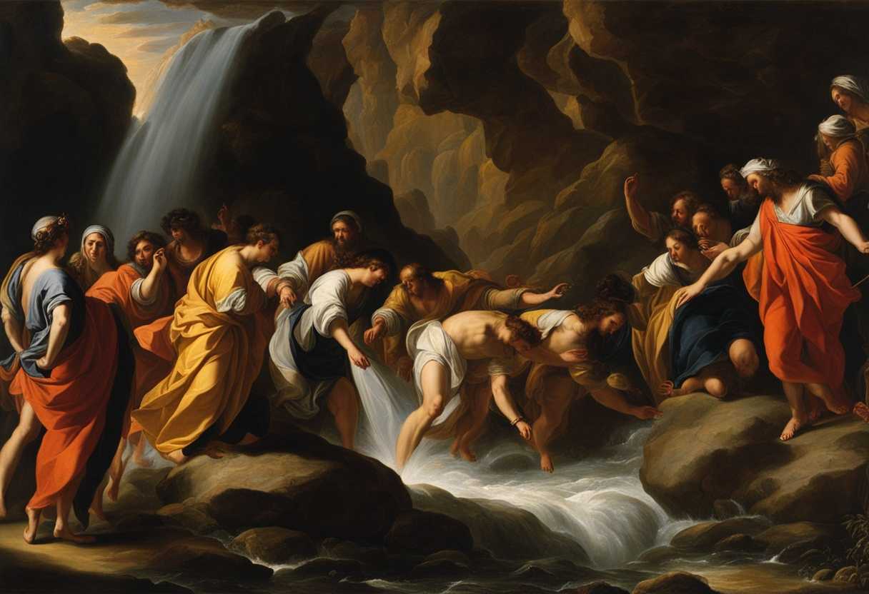 In-the-desert-people-witness-divine-miracles-water-gushing-from-a-rock-manna-falling-awe_xrsm