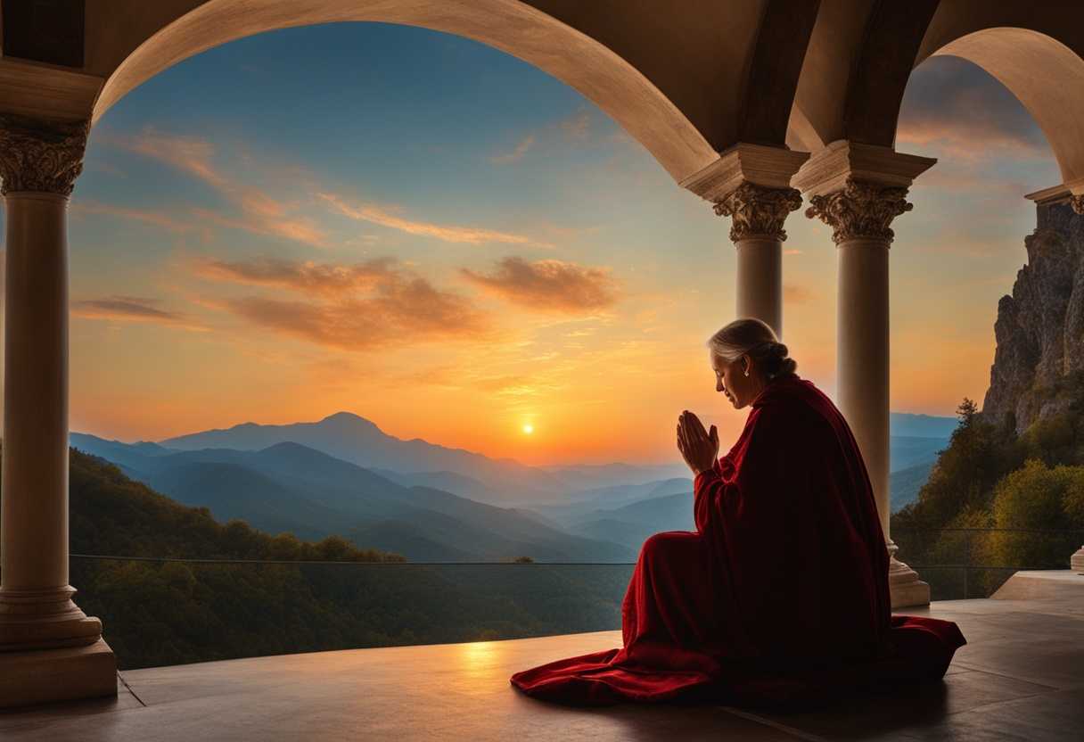 A-person-in-prayer-at-sunset-surrounded-by-majestic-mountains-and-serene-landscape_upus