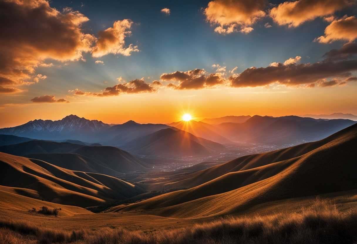 A-breathtaking-sunset-over-a-majestic-mountain-range-casting-long-shadows-on-the-rugged-landscape_zvig