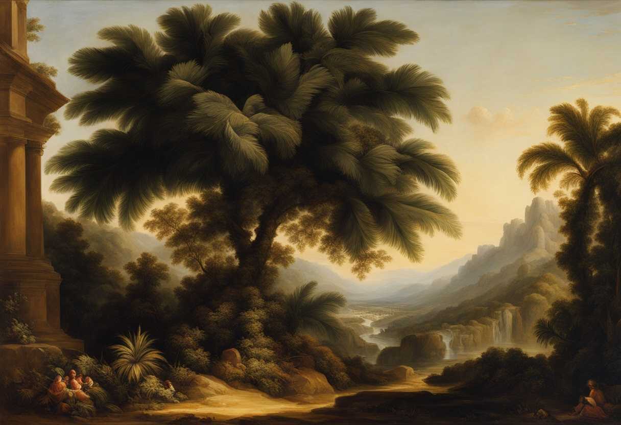 A-majestic-palm-tree-and-cedar-stand-tall-symbolizing-resilience-growth-and-strength-in-God's-pre_spgl