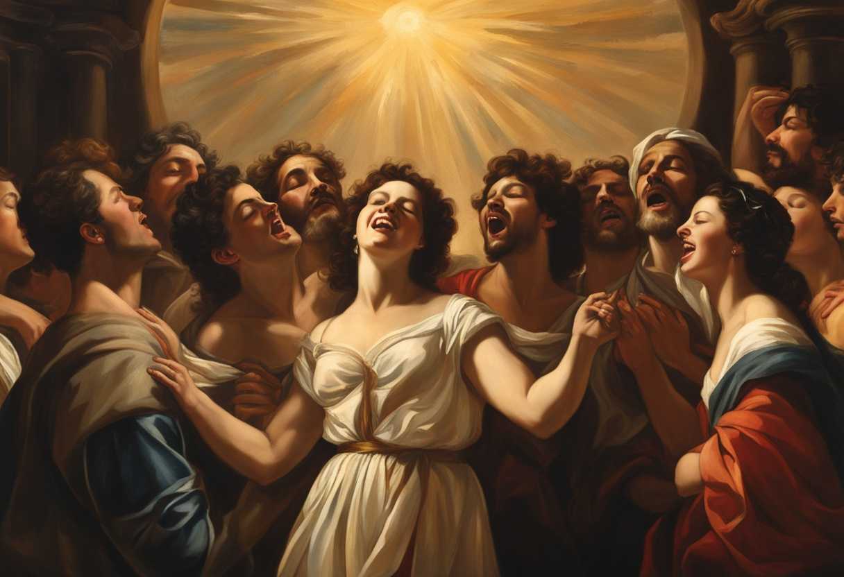 People-in-a-circle-singing-with-eyes-closed-basking-in-warm-sunlight-expressing-pure-joy-and-devot_sqga