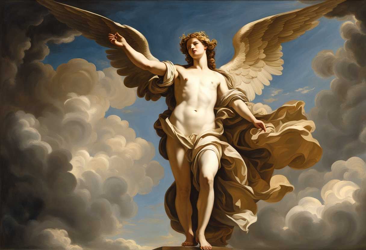A-majestic-angel-stands-in-swirling-clouds-raising-a-hand-in-divine-authority_zfth