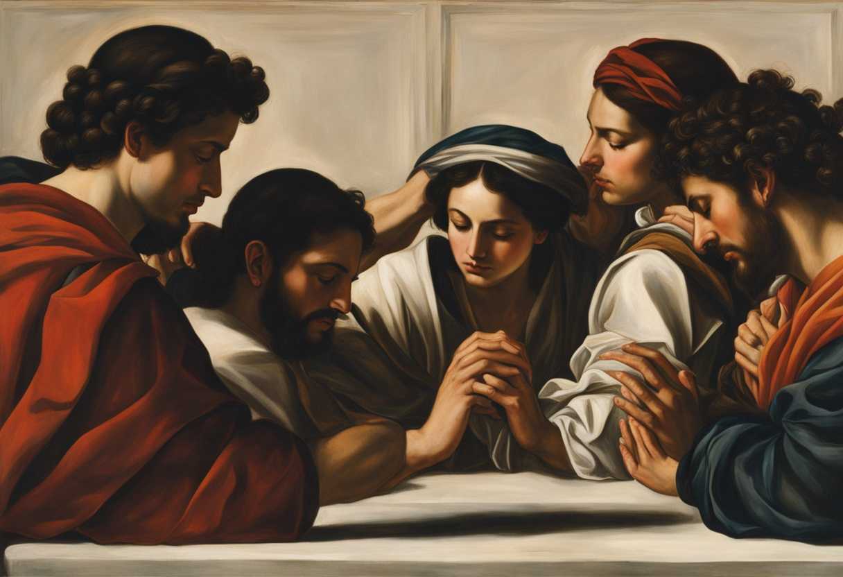 A-diverse-group-with-marked-hands-and-foreheads-showing-urgent-dependence-and-thought-provoking-exp_zgii