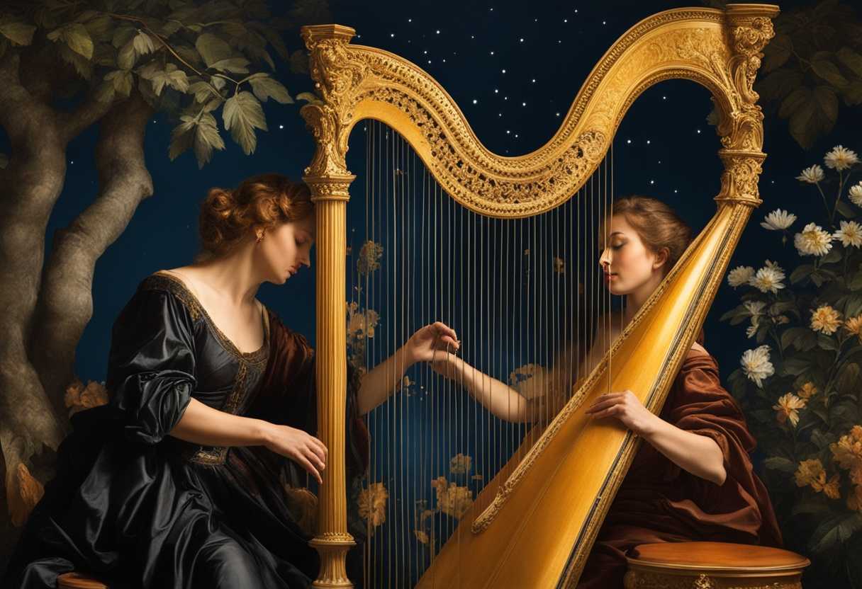 Harpists-in-a-moonlit-garden-fingers-dancing-on-strings-creating-enchanting-melodies_ygha