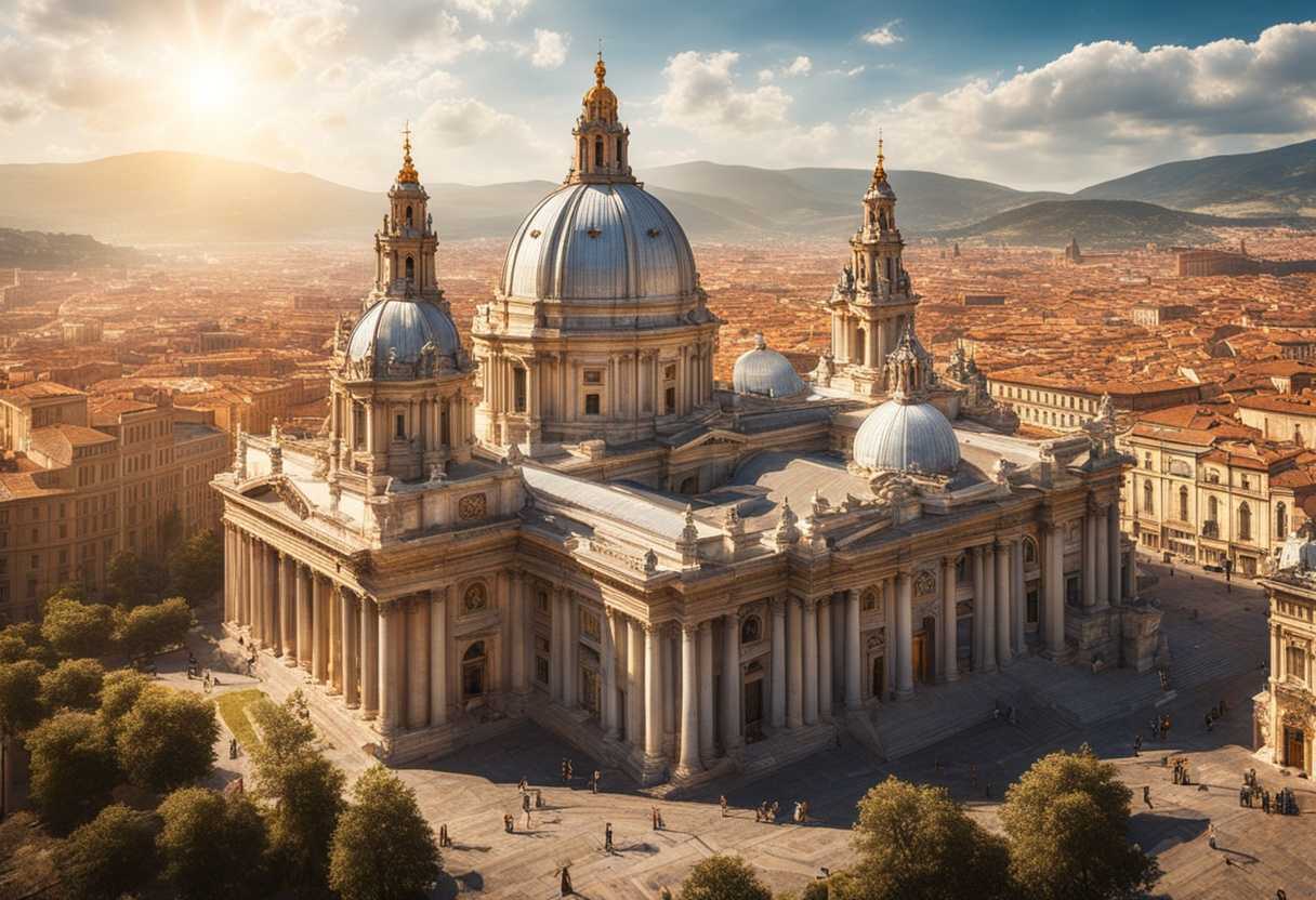 Bustling-city-with-grand-temple-glowing-in-warm-sunlight-showcasing-timeless-beauty-and-intricate-a_atdz