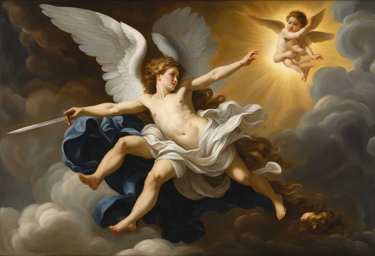 An-angel-descends-glowing-with-divine-power-as-Babylon-faces-impending-judgment_dfph