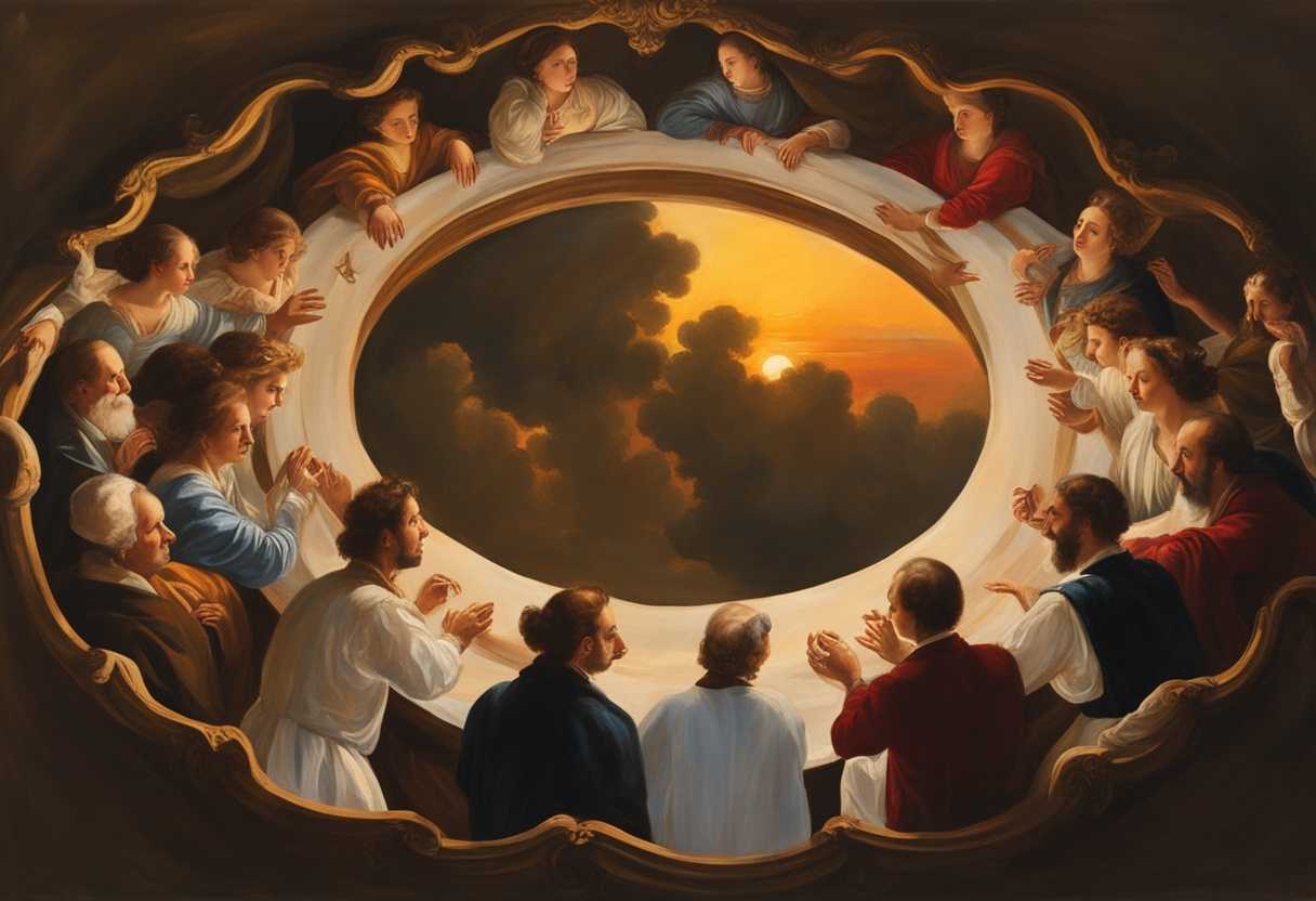 People-in-a-circle-at-sunset-rapt-in-conversation-faces-aglow-with-genuine-connection_kcur