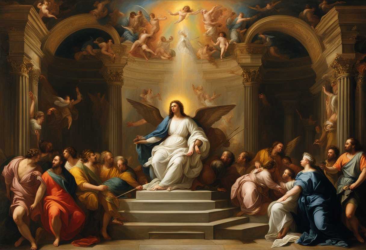 A-divine-throne-surrounded-by-elders-creatures-and-a-radiant-rainbow-in-heavenly-worship_ejwx