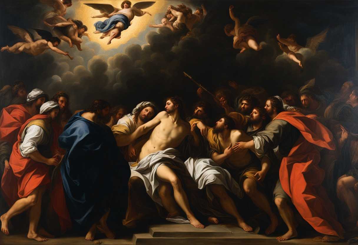 Amid-chaos-faithful-souls-pray-as-Christ's-radiant-figure-breaks-through-dark-skies_tybw