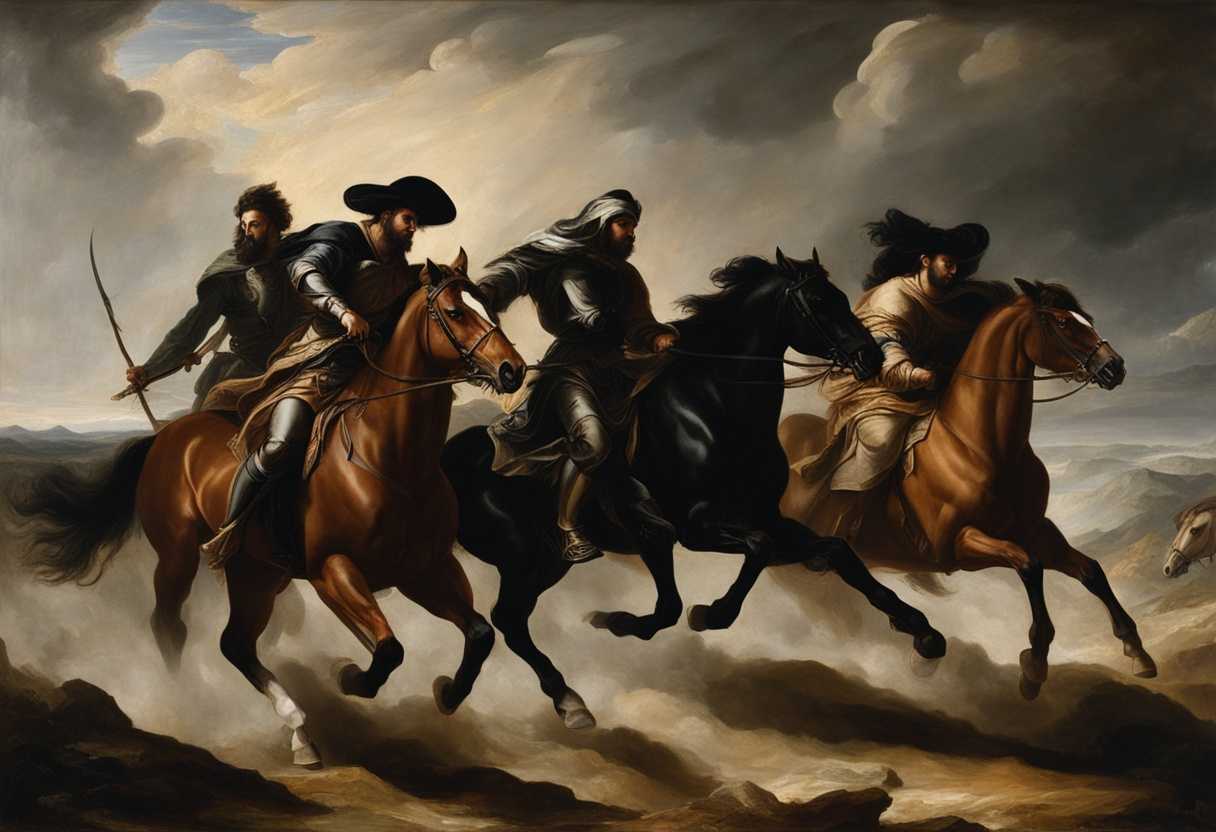 Four-horsemen-gallop-through-a-desolate-landscape-embodying-chaos-violence-scarcity-famine-deat_ptir