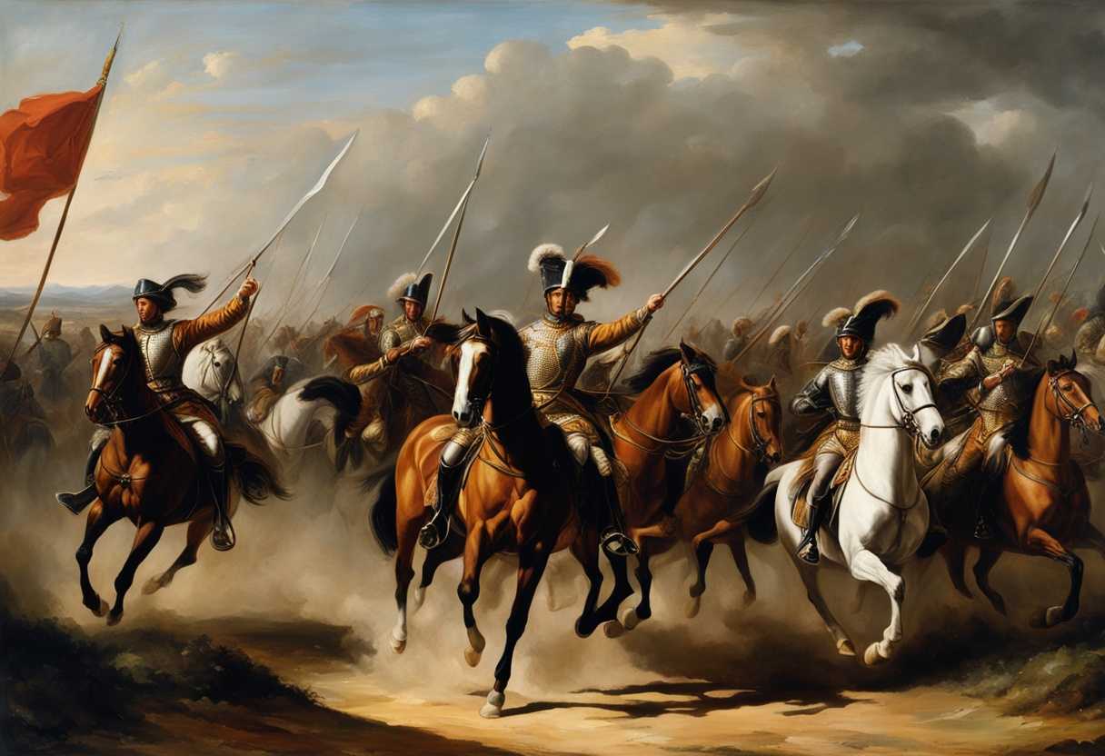 Majestic-cavalry-in-perfect-formation-on-vast-land-disciplined-soldiers-with-glinting-armor_zvbb