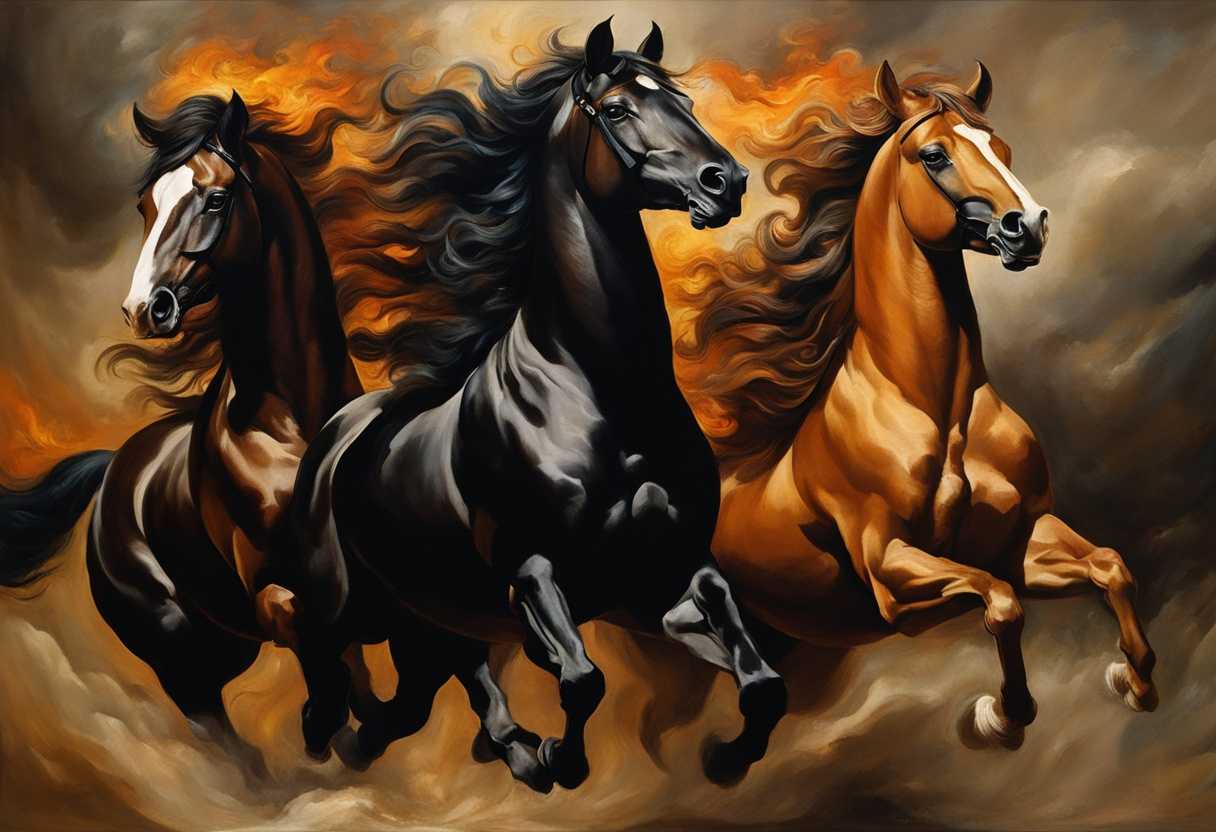 Powerful-riders-on-fiery-horses-with-lion-like-heads-emitting-fire-and-smoke-exuding-strength-and-_wqah