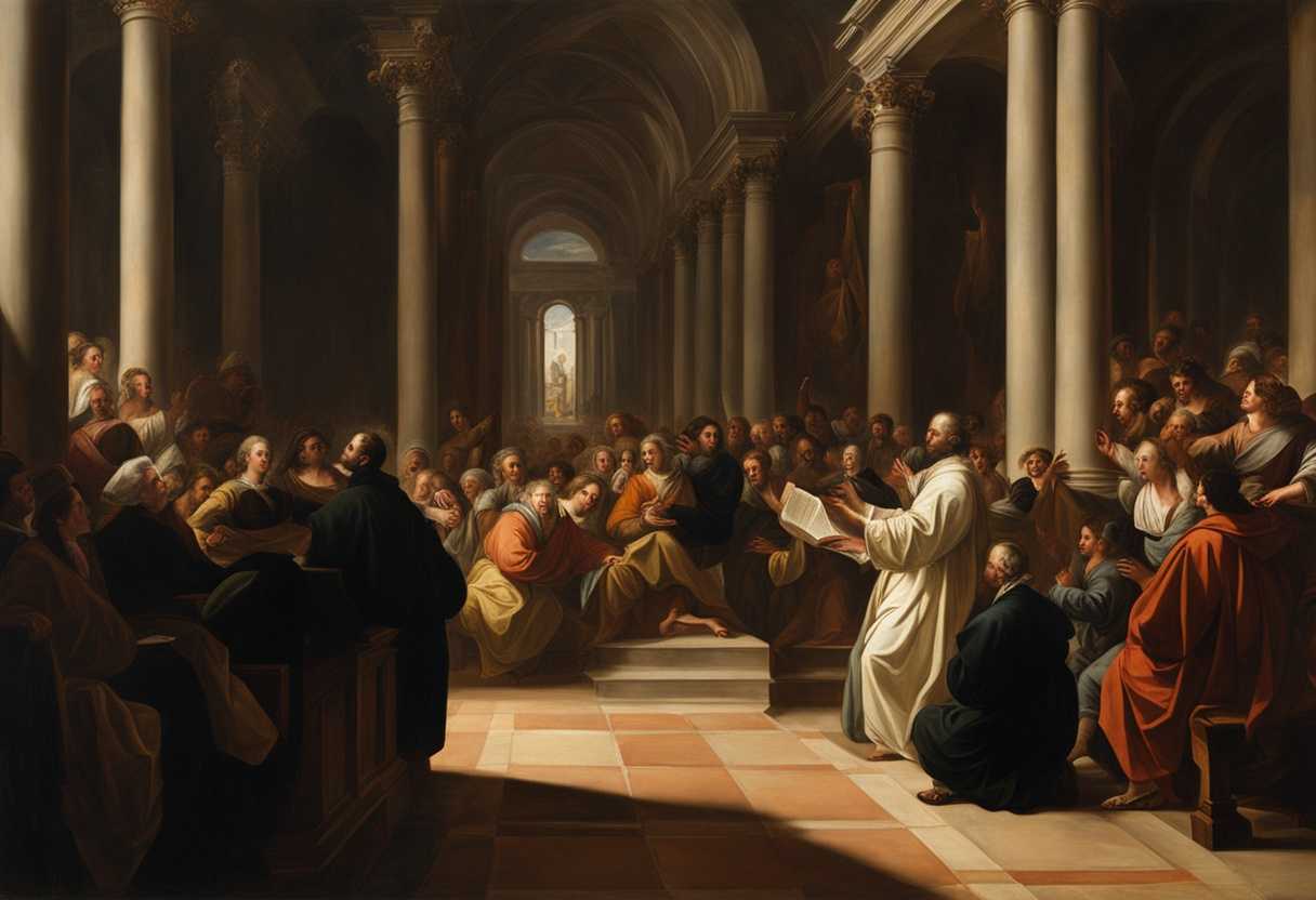 A-preacher-delivers-a-passionate-sermon-to-a-captivated-audience-in-a-warmly-lit-church_qbcg