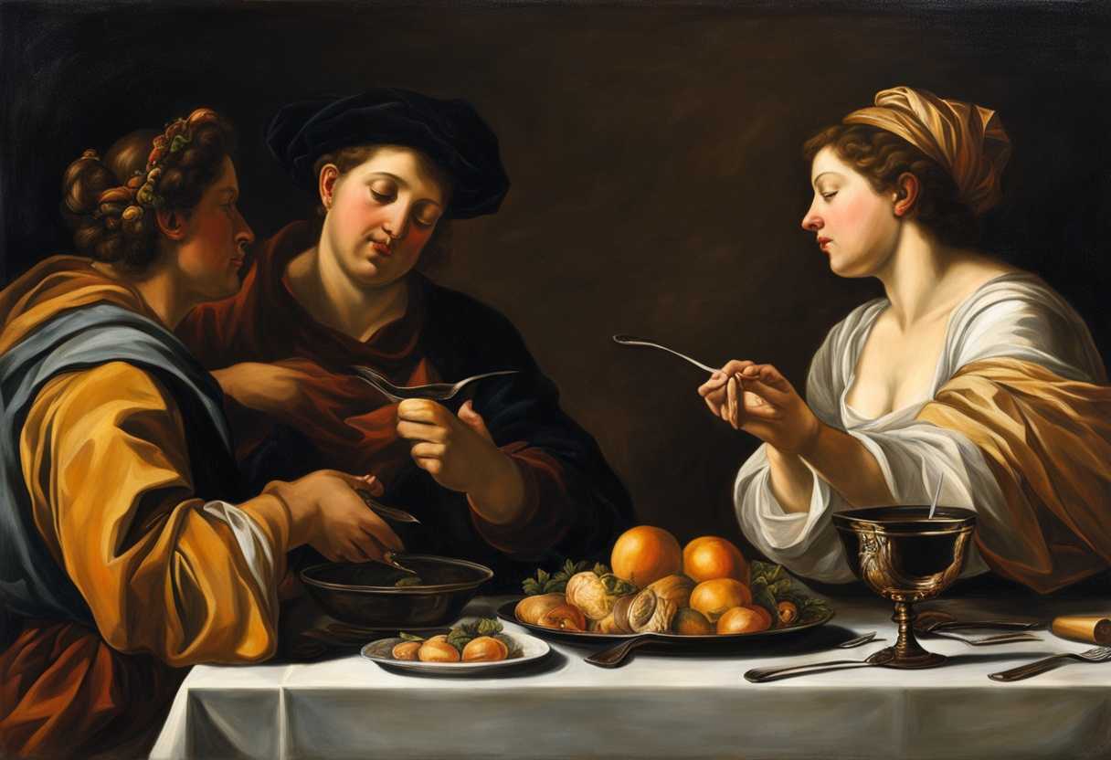 Two-people-share-a-meal-one-eats-one-abstains-showing-understanding-respect-and-unity_dxlp