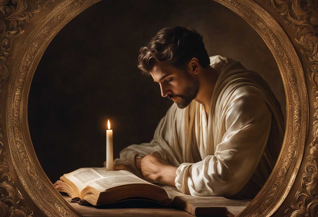 A-man-immersed-in-an-ancient-book-bathed-in-soft-light-absorbed-in-wisdom_ygqd