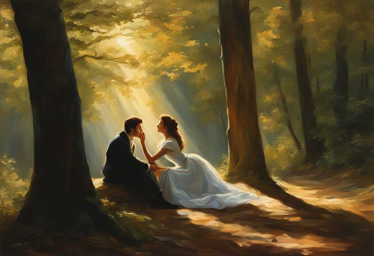 A-couple-sharing-a-quiet-moment-in-a-sunlit-forest-radiating-love-and-connection_hbnp