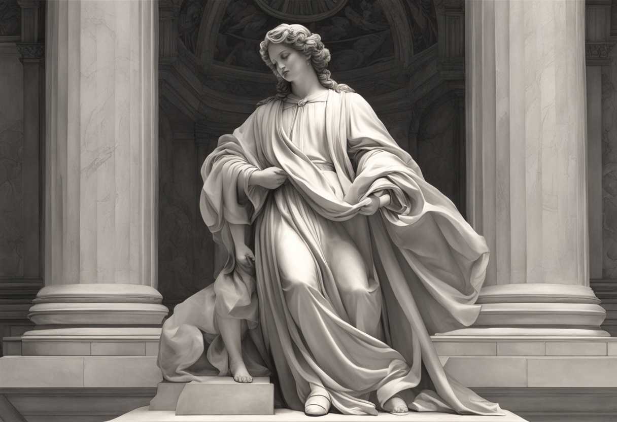 A-majestic-figure-in-flowing-robes-radiating-solemnity-and-reverence-surrounded-by-an-aura-of-sanc_zjue