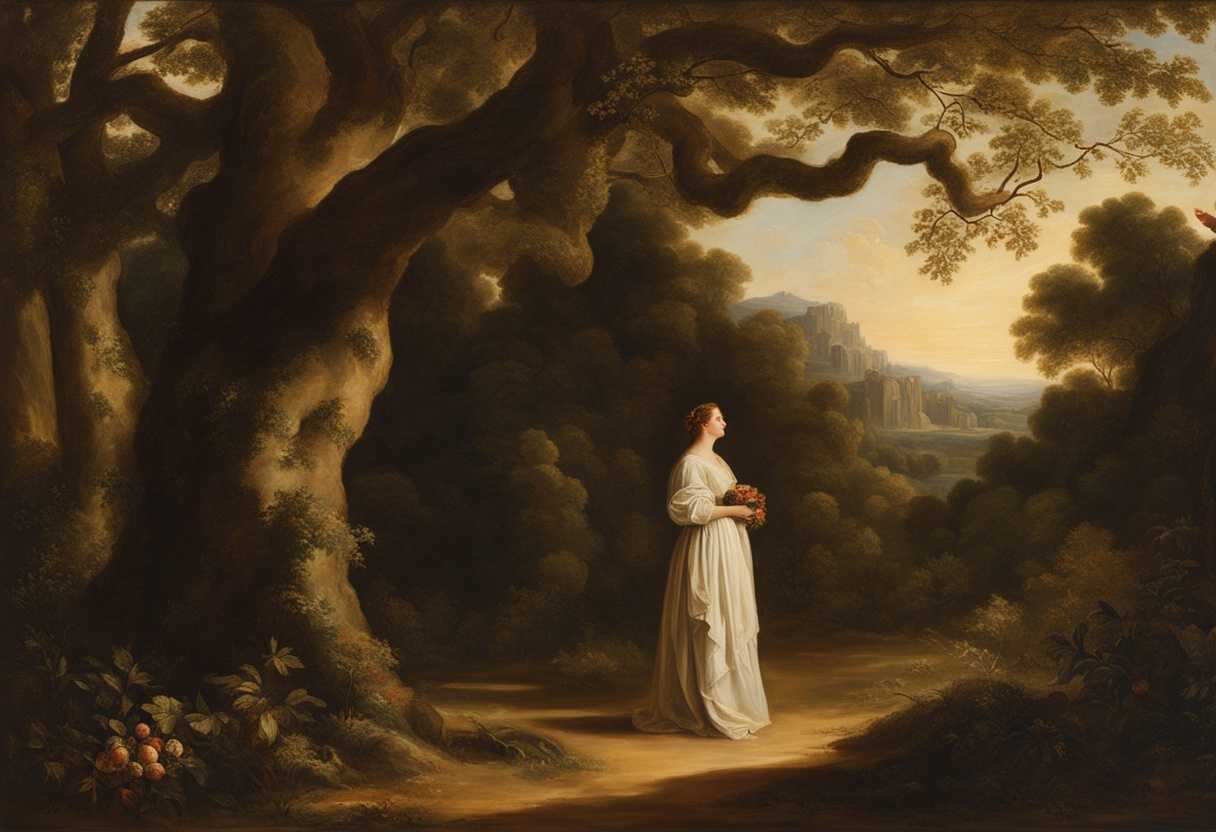 Rebekah-and-Isaac-stand-in-a-sunlit-grove-radiating-love-and-anticipation_okiy