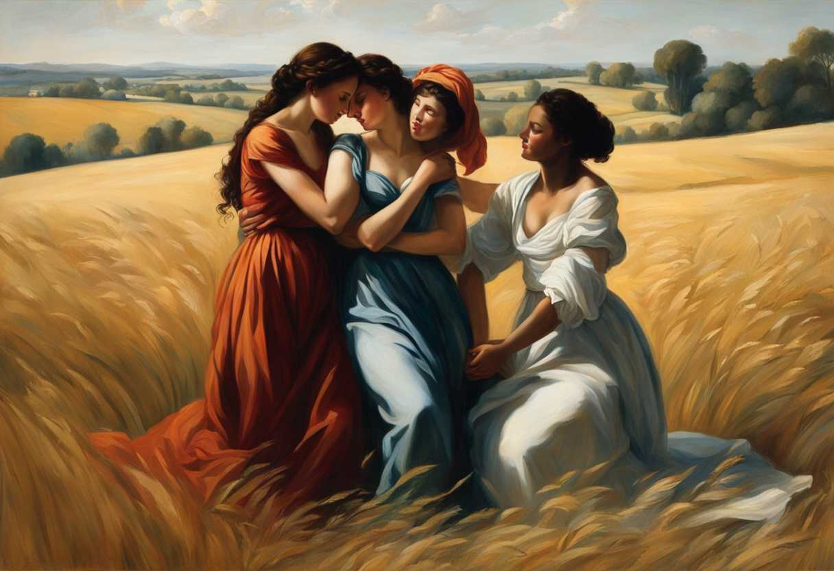 Naomi-Ruth-and-Orpah-embrace-in-a-sunlit-field-sharing-love-sorrow-and-determination_tzai
