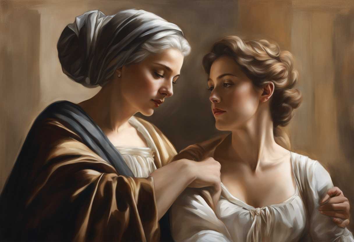 An-older-woman-gracefully-guiding-a-young-woman-in-a-timeless-loving-pose_xjko