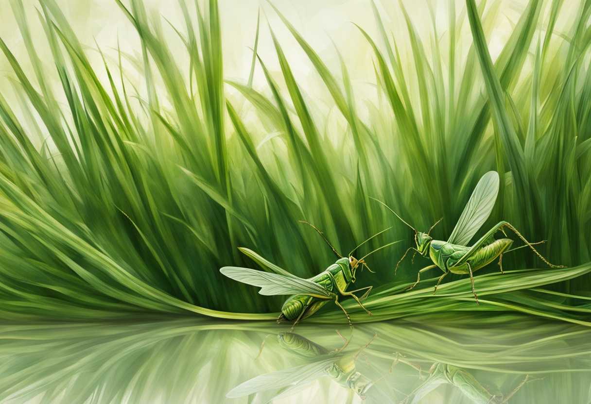 Lush-green-grass-delicate-grasshoppers-dancing-in-soft-shadows-under-a-gentle-breeze_xcim