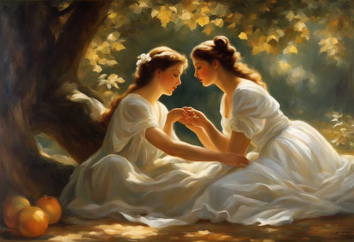 Gentle-hands-offering-kindness-warm-sunlight-filtering-through-trees-serene-atmosphere-harmonious_dkvm