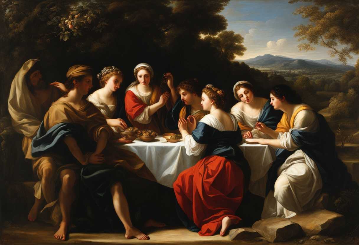 A-serene-gathering-in-nature-faces-calm-hands-clasped-enveloped-in-tranquil-sunlight_mebf