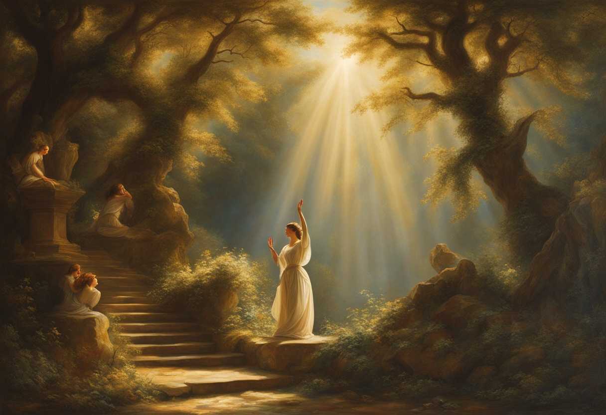 Grateful-heart-in-prayer-hands-raised-surrounded-by-nature-sunlight-filtering-through-trees-sere_xljh