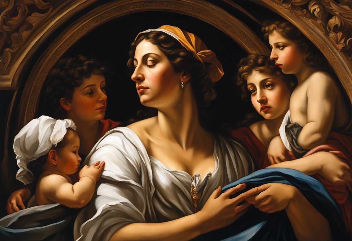 Strong-wise-woman-surrounded-by-family-engaged-in-meaningful-work-exuding-kindness-and-respect_dnrp