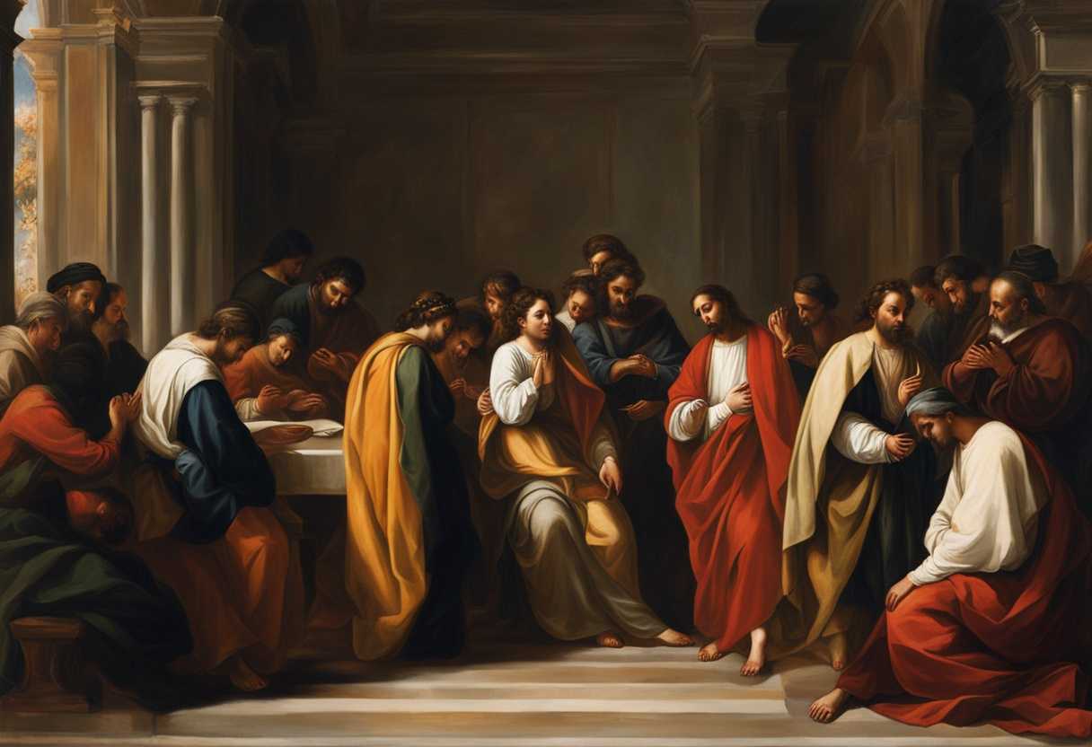 Diverse-group-of-believers-in-humble-attire-gathered-in-prayer-emphasizing-equality-and-unity-ser_ajgx