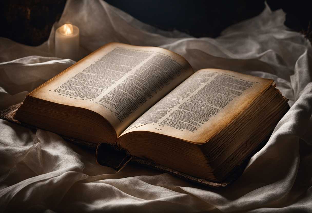 Ancient-Bible-pages-selectively-torn-dimly-lit-symbolizing-control-and-oppression-haunting-atmos_lrnx
