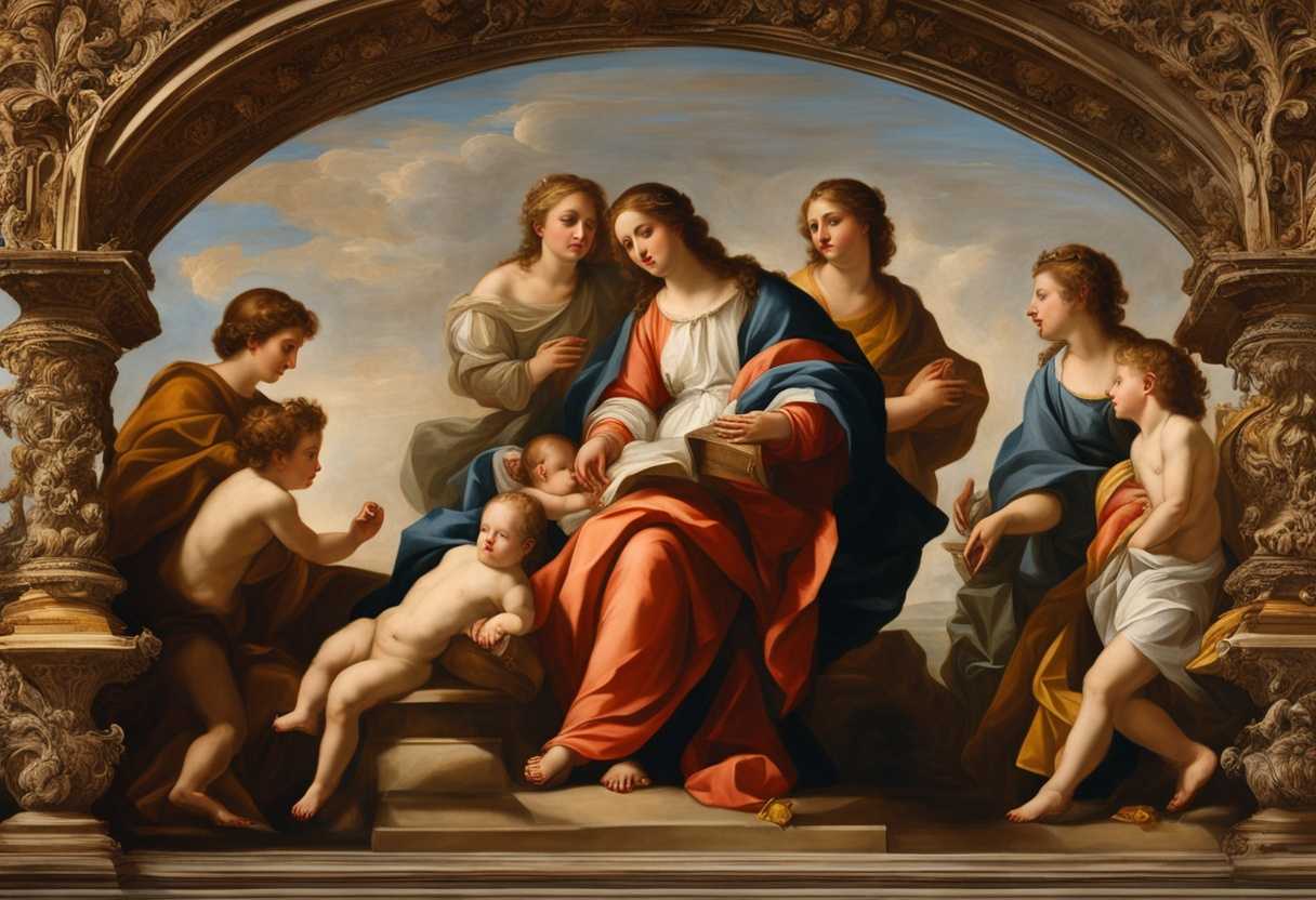 Biblical-figure-Shealtiel-lineage-of-Jesus-ancient-scrolls-sacred-atmosphere-detailed-genealogy-_rvdi