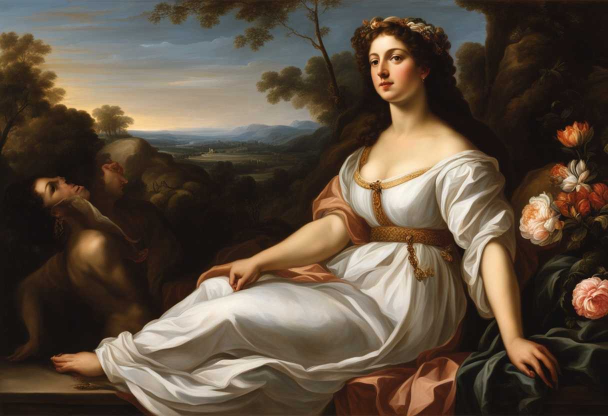 Beautiful-woman-named-Rebecca-embodying-grace-and-virtue-surrounded-by-family-divine-light-seren_whix