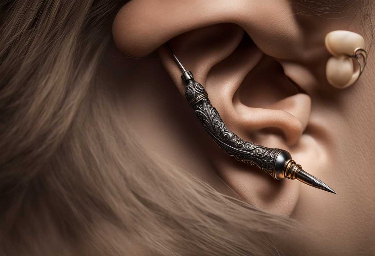 An-ancient-awl-piercing-an-ear-symbolizing-lifelong-servitude-rustic-setting-detailed-craftsmansh_oqvm