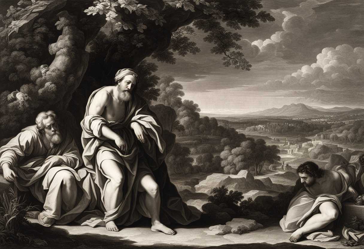 Abraham-on-Moriah-preparing-to-sacrifice-Isaac-dramatic-landscape-divine-light-emotional-tension_fwms