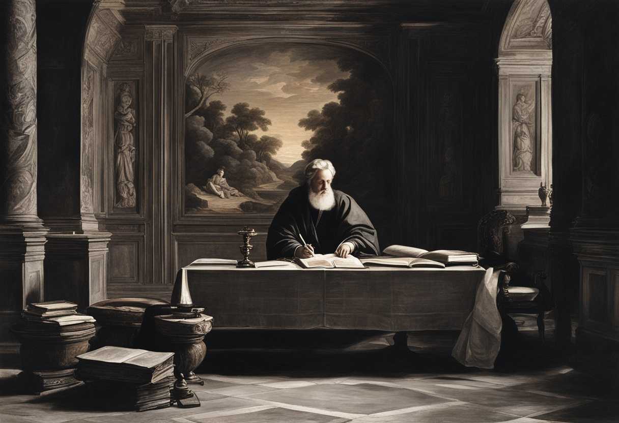 Ancient-scrolls-candlelit-room-scholar-pondering-dark-biblical-verses-deep-shadows-rich-textures_ktil