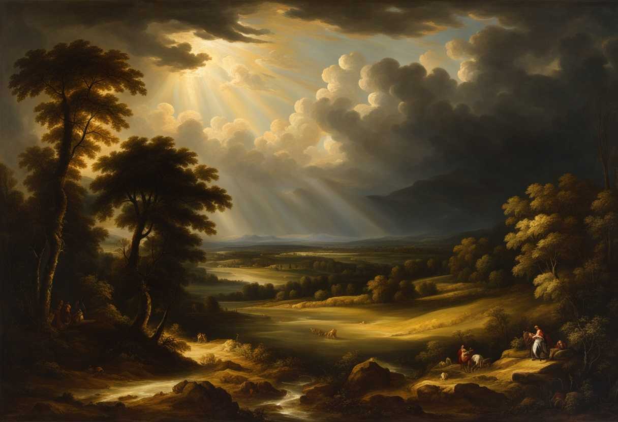 Majestic-landscape-under-a-stormy-sky-radiant-light-breaking-through-evoking-divine-awe-and-revere_bdbg