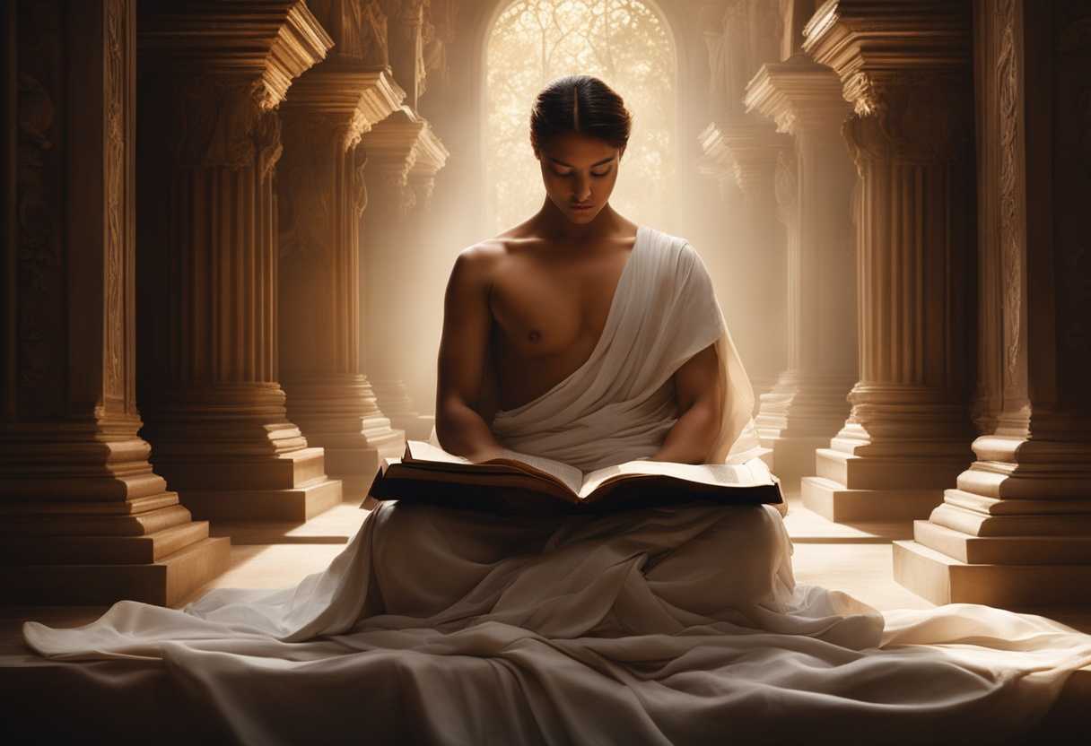 Serene-individual-in-prayerful-meditation-surrounded-by-open-Scriptures-soft-light-peaceful-atmos_ilov