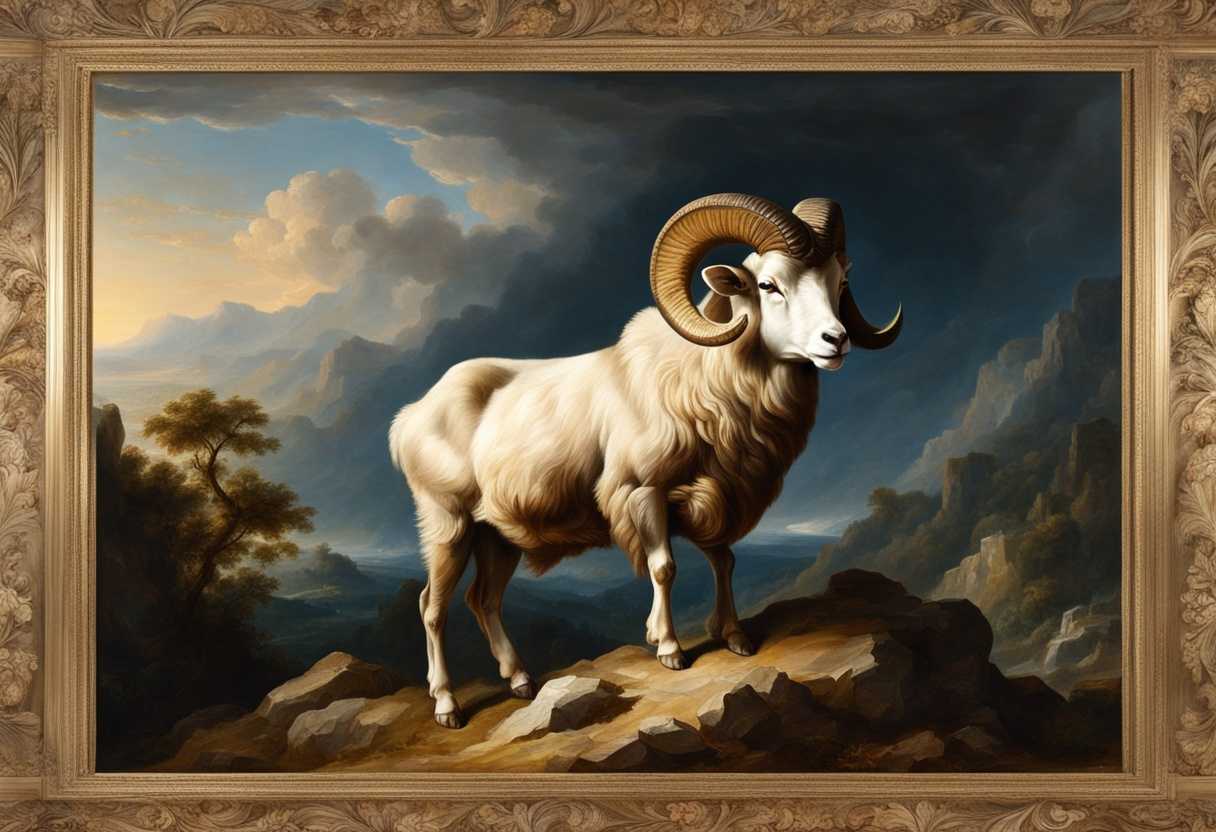 Majestic-landscape-with-a-ram-on-a-mountain-symbolizing-divine-provision-serene-atmosphere-8k-det_xoqv