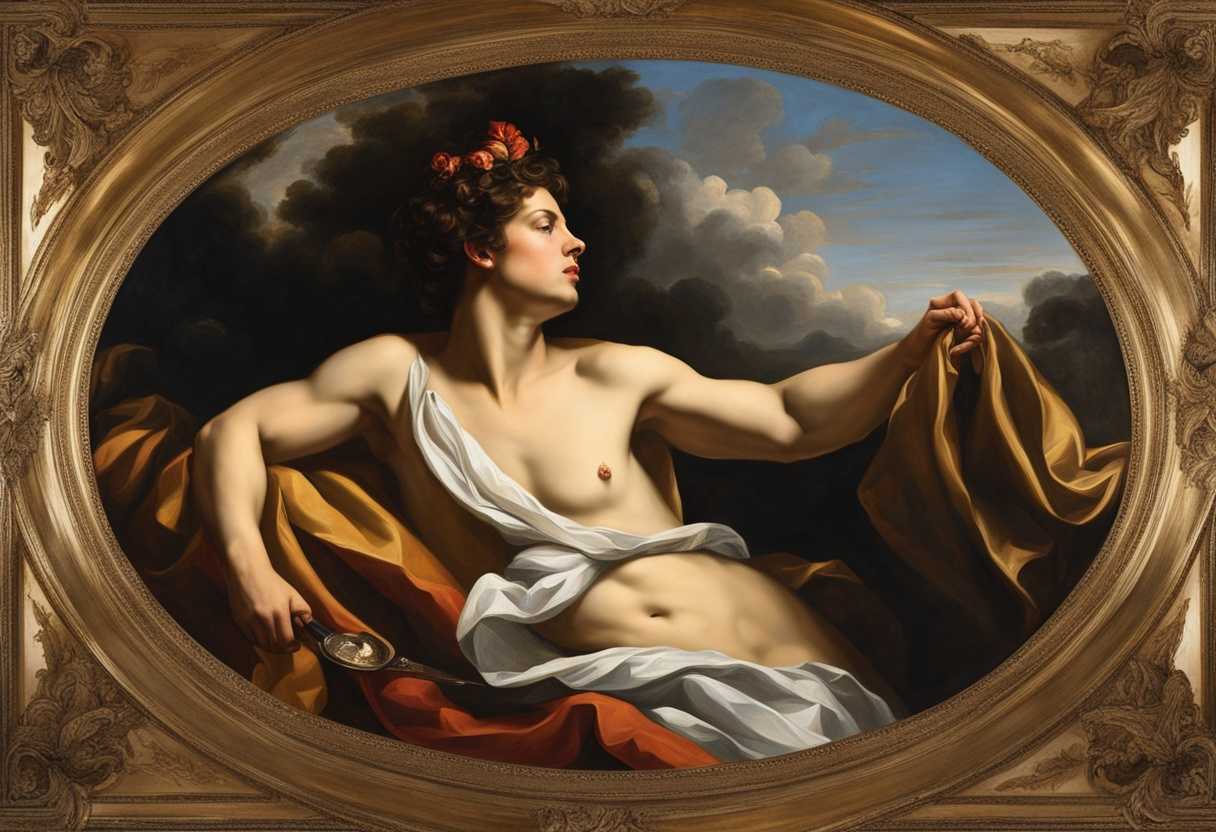 Arrogant-figure-surrounded-by-luxury-material-wealth-lost-in-self-sufficiency-dimmed-spiritual-li_dwbd