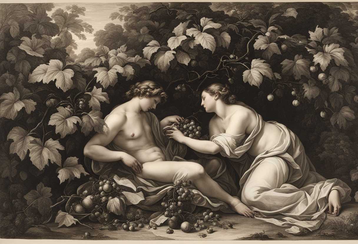 Vinedresser-pruning-a-vine-symbolizing-spiritual-growth-lush-greenery-serene-atmosphere-divine-p_hakn