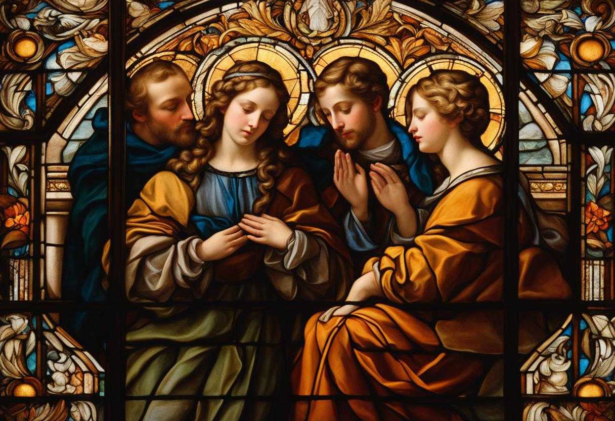 group-of-people-praying-soft-warm-light-stained-glass-windows-gentle-glow-bowed-heads-solemnity_rcxb