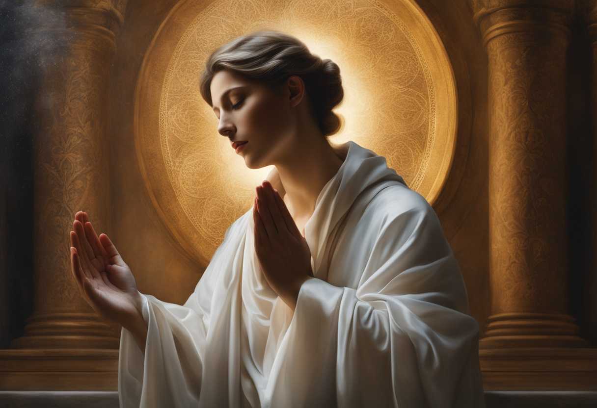 Serene-healer-in-prayer-surrounded-by-soft-light-gentle-hands-raised-peaceful-atmosphere-spiritu_lfkg