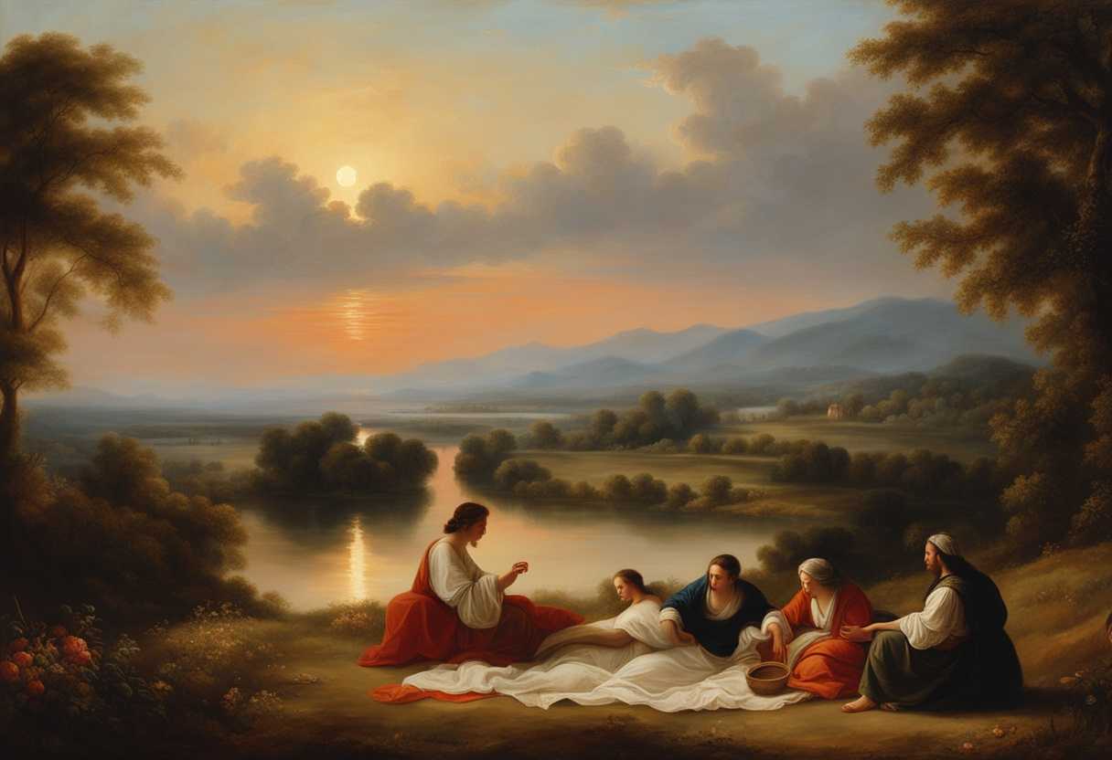 Serene-landscape-at-sunset-gentle-breeze-people-meditating-soft-light-harmony-tranquility-deep_xdxt