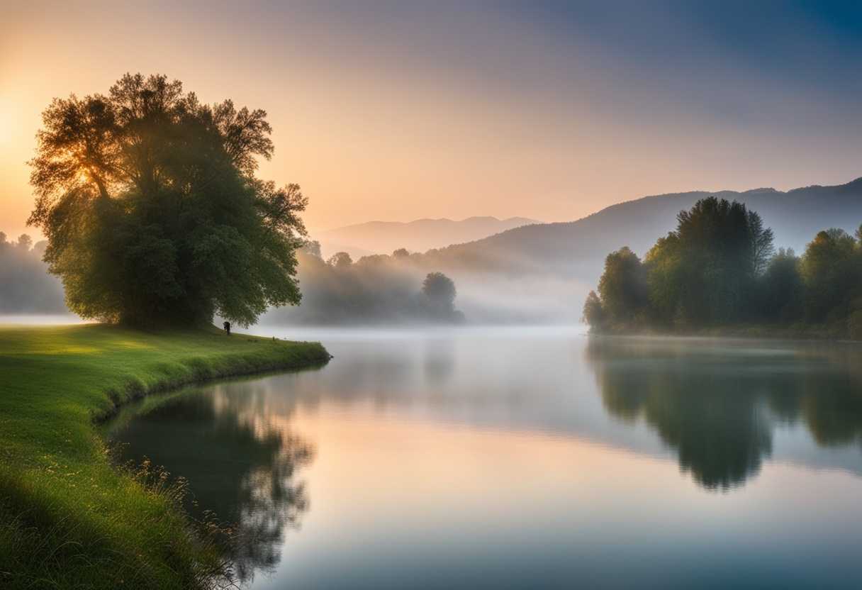 Serene-landscape-at-dawn-gentle-mist-tranquil-waters-soft-light-peaceful-solitude-meditative-at_pxmi