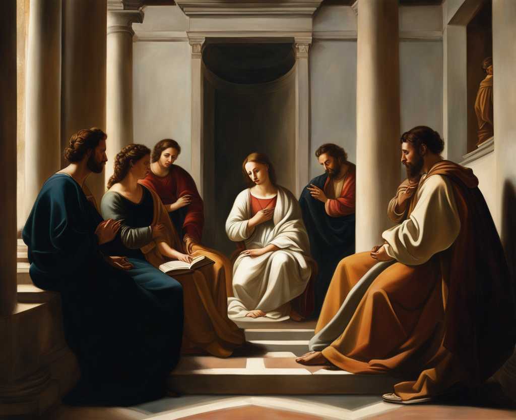 group-of-people-in-a-tranquil-setting-serene-and-peaceful-expression-soft-light-warm-glow-tranqu