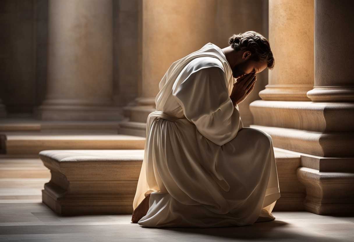 A-humble-figure-kneeling-in-prayer-soft-light-illuminating-their-reverent-expression-serene-atmosp_qwoy