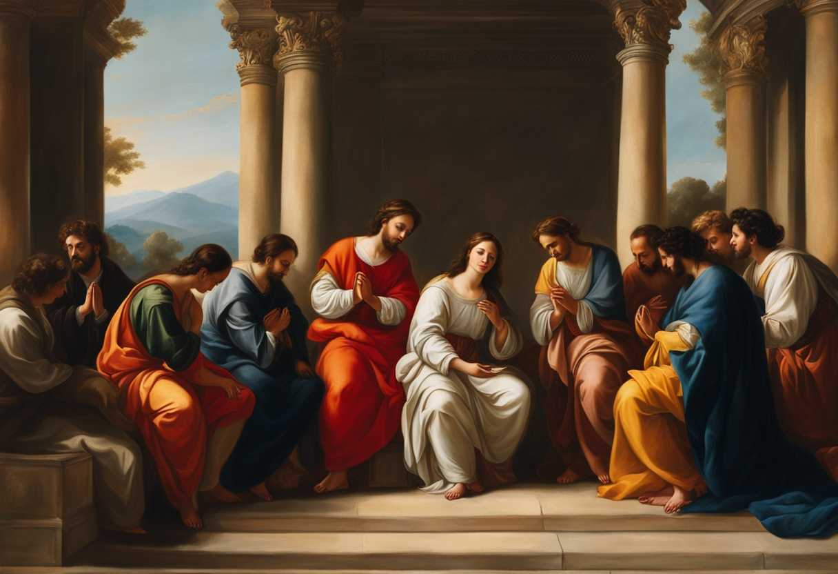 Diverse-group-of-friends-praying-together-serene-nature-backdrop-hopeful-expressions-unity-vibra_iagb