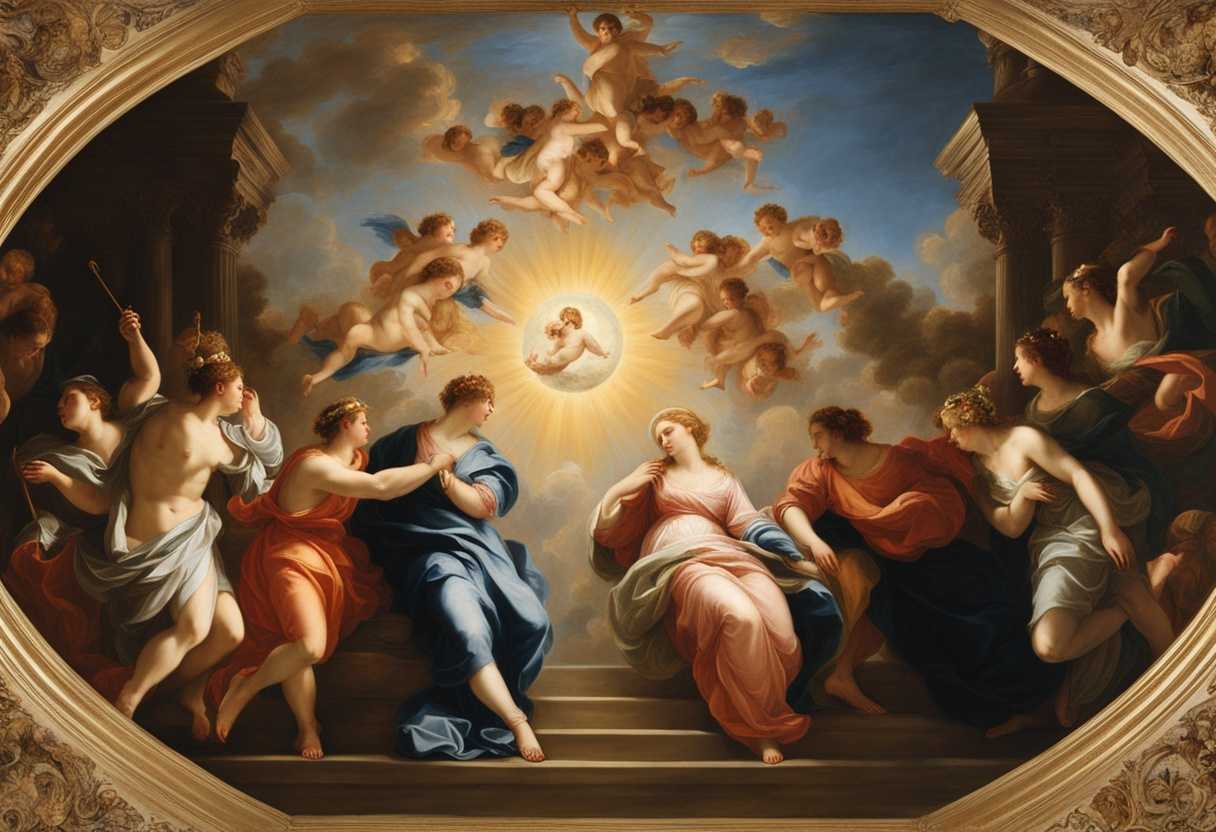 Radiant-figures-entwined-in-a-celestial-glow-surrounded-by-ethereal-light-and-blooming-flowers_bnsy